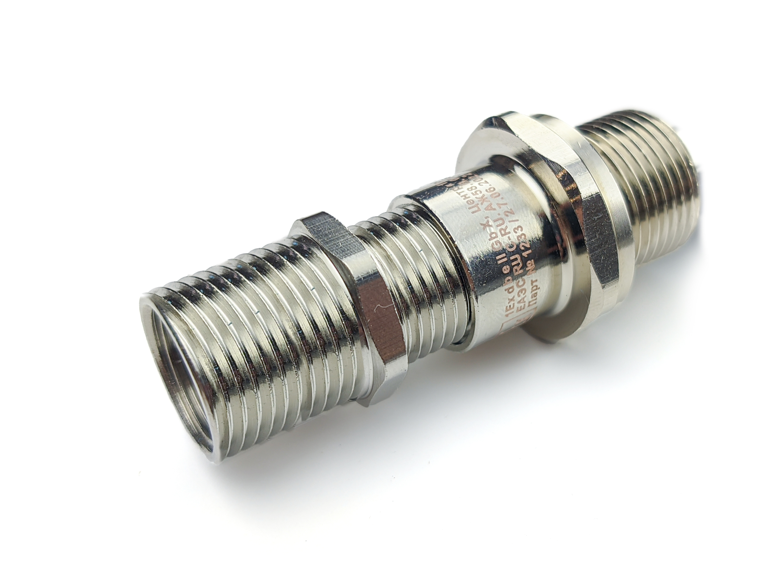 Ех-кабельный ввод ВКВ2ТН-НС-М75-G2 1/2-57 1Ex db e II Gb X ГОФРОМАТИК