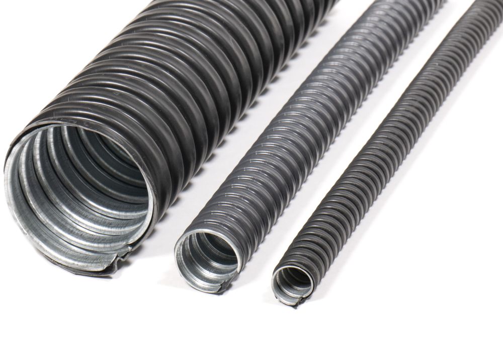 Металлорукав в ПВХ изоляции Р3-ЦП нг  38  (20 м/уп.) ГОФРОМАТИК