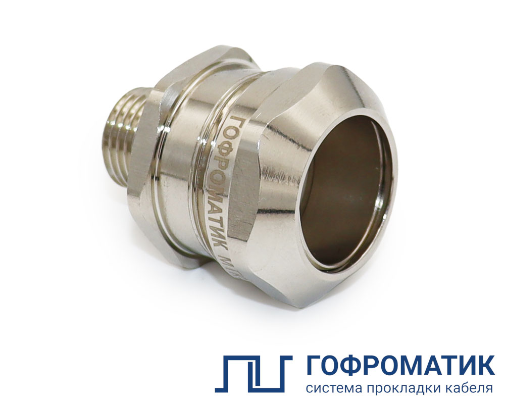 Муфта вводная с наружной резьбой МТК-ЛС-М50-Т40 IP67 ГОФРОМАТИК